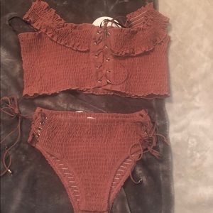 Off the shoulder bikini